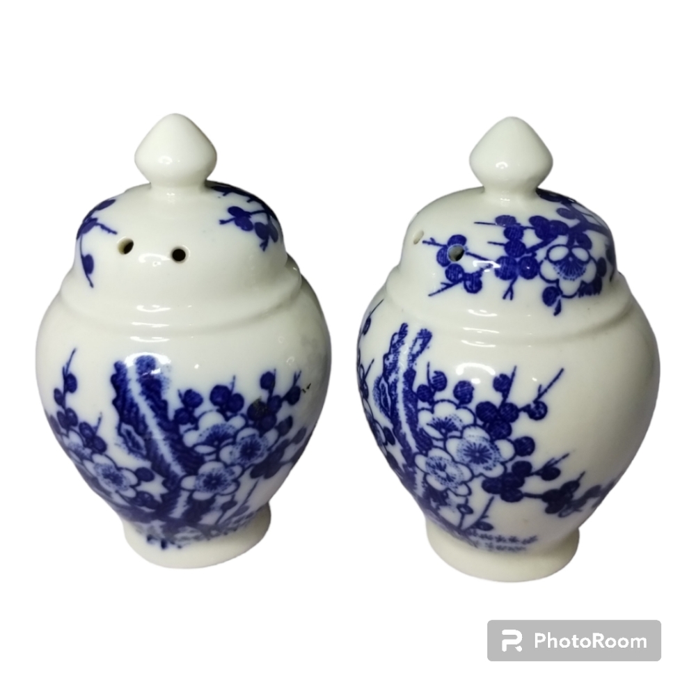 Vintage Price Imported Japanese Ceramic Salt and Pepper Shaker Set